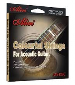 Dây Đàn Guitar Acoustic Alice Colorful AW435C