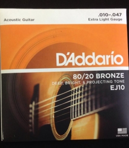 Dây Đàn Guitar Acoustic Daddario EJ10